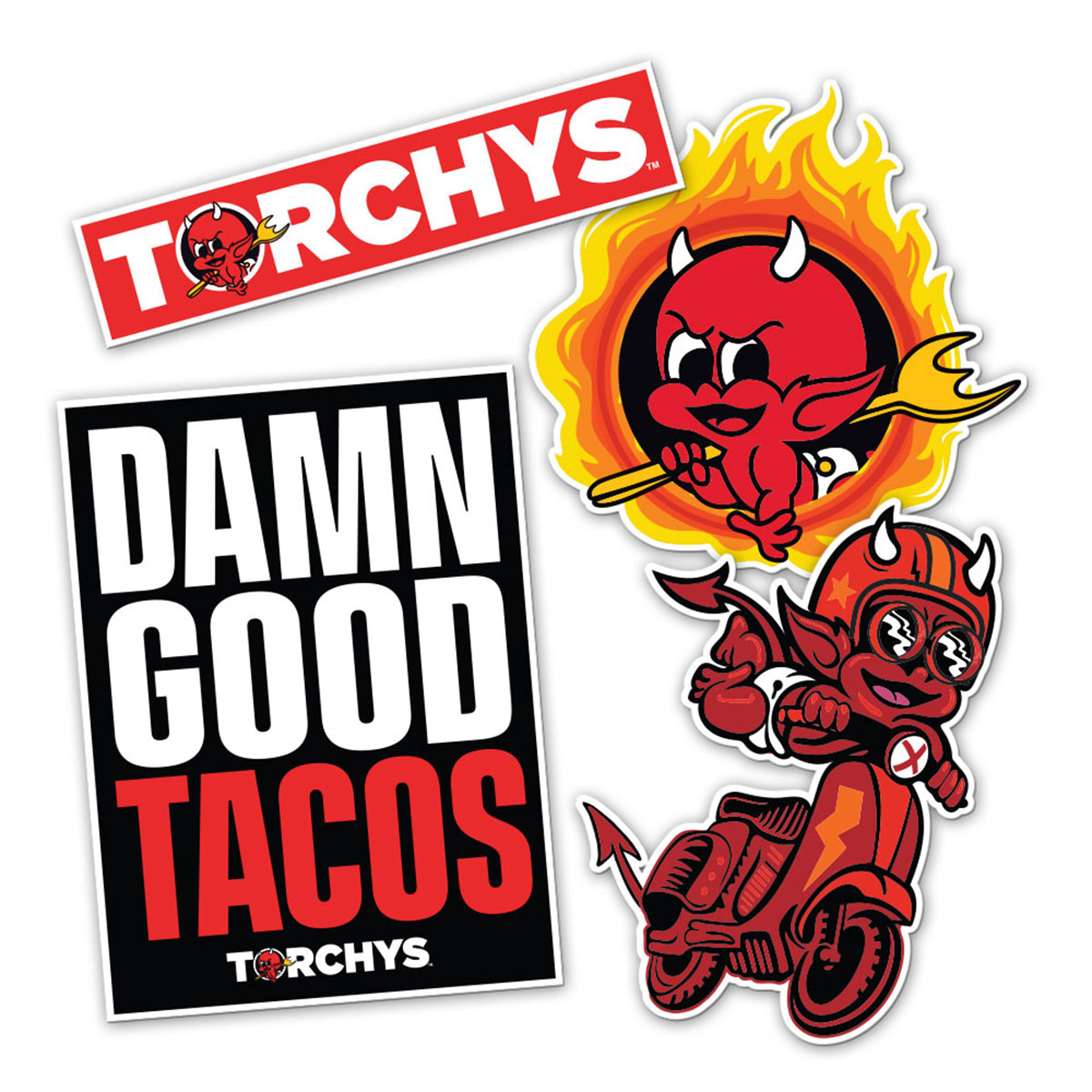 Torchys Sticker Set