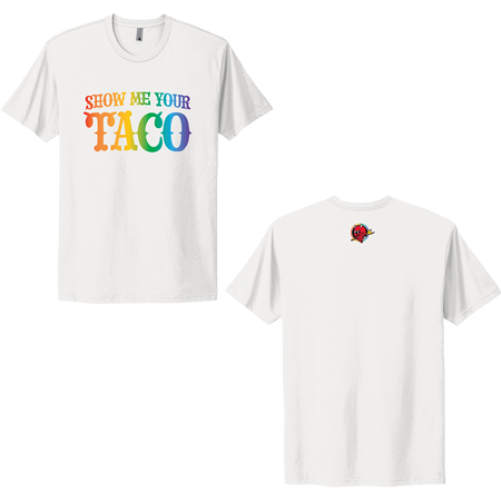 Show Me Your Taco Tee - White